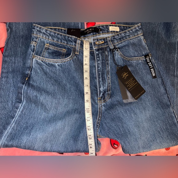 NWT Deminic Wide Leg Fit Women’s Blue Jeans Sz 32 - Picture 9 of 9